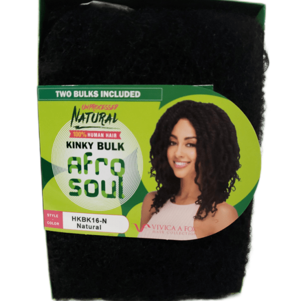 Vivica Fox: Afro Soul Human Hair Kinky Bulk Natural HKBK16-V
